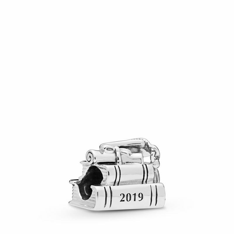 Pandora Cap, Book & Scroll Charm Outlet NZ, Sterling Silver (109463-MJI)